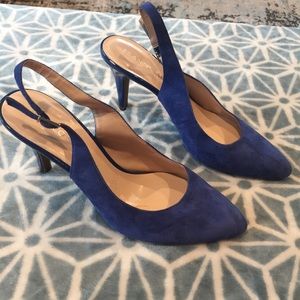 Franco Sarto heels royal blue size 9